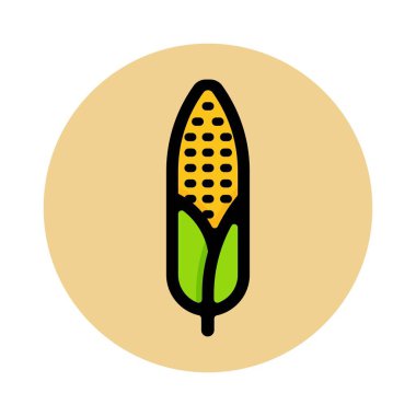 karikatür mısır vektör resim simgesi Eps 10