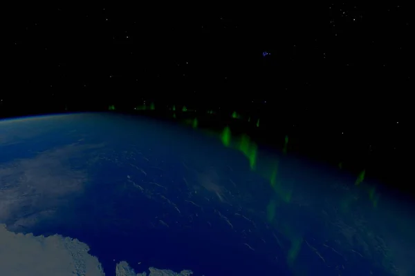 Uzaydan gelen Aurora Borealis: Dünyanın Üzerindeki Kuzey Işıkları