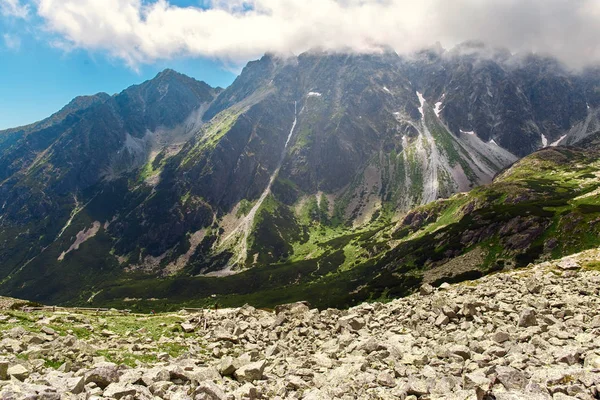 Dağ panoramik manzarası Slovakya