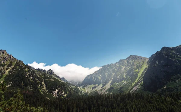 Bela Paisagem Panorâmica Montanha Altas Montanhas Tatras Eslováquia — Fotografia de Stock
