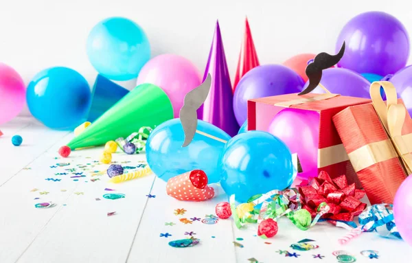 Feliz Dia Dos Pais Fundo Celebração Festa Decoração Papel Bigode — Fotografia de Stock