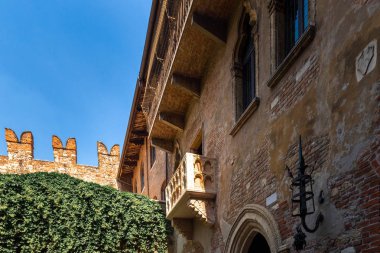 Efsaneye göre Juliet'in Romeo ve Juliet oyunundan yaşadığı ev.