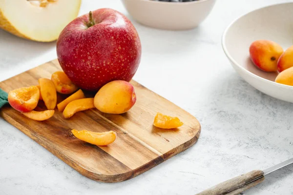 Alimento Dietético Saludable Partir Frutas Frescas Cocinar Dieta Saludable Comer —  Fotos de Stock