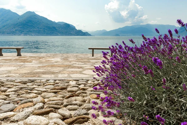 Hermoso Paisaje Lago Como Italia — Foto de Stock