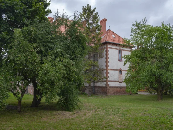 Rekonstruierter Wohntrakt Des Teutonischen Schlosses Und Museums Stum Polen Sommer — Stockfoto