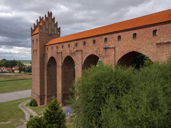 Kwidzyn Polonya Kwidzyn Kalede Yaz 2018 Yılına Ait Dansker Tuvalet — Stok fotoğraf