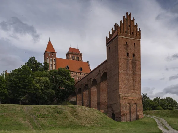 Перегляд Квідзин Польща Замок Квідзин Влітку 2018 — стокове фото