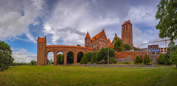 Kwidzyn, Polonya Kwidzyn kalede 2018 yazında panoramik