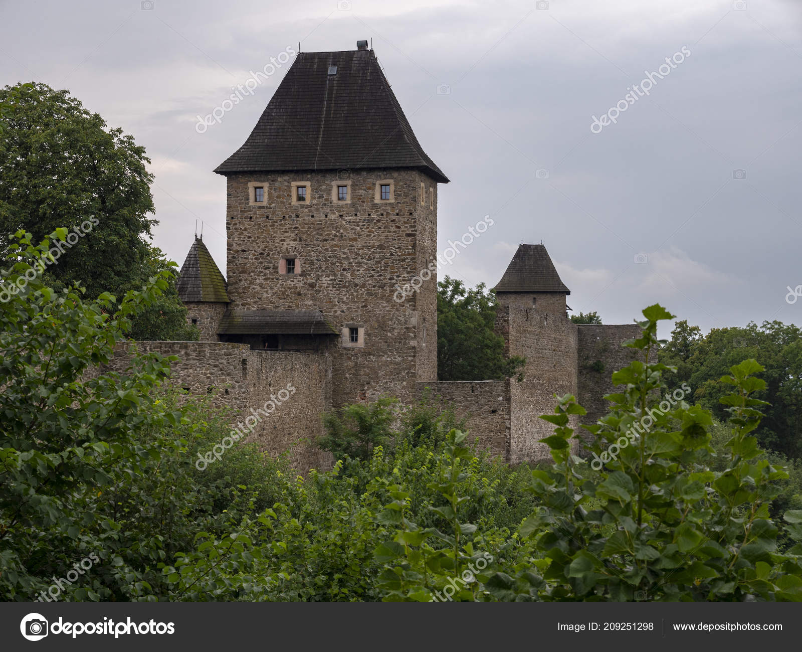 Towers Helfstyn Castle Central Moravia Czech Republic Summer 2018 Stock Photo By C Anakul 209251298