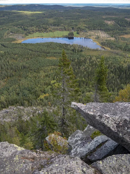 Ovanifrån Blacksas Berg Halsingland Sverige Sommaren 2019 — Stockfoto