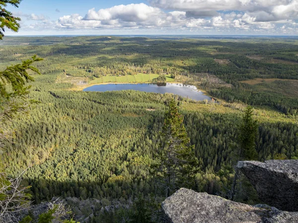 Ovanifrån Blacksas Berg Halsingland Sverige Sommaren 2019 — Stockfoto