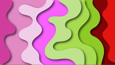 renkli soyut arkaplan duvar kağıdı yatay