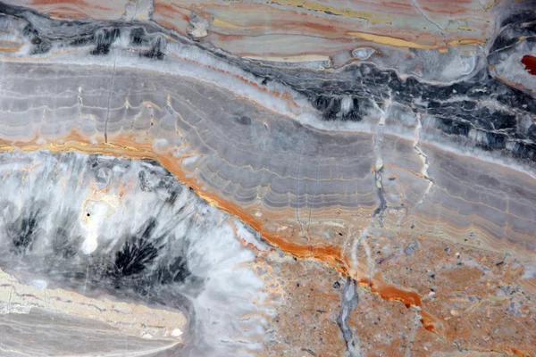 Mármol Piedra Natural Con Manchas Blancas Grises Rojas Llama Arabescato — Foto de Stock