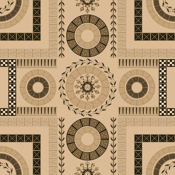 그리스 장식과 패턴입니다 전통적인 배경입니다 빈티지 일러스트 — 스톡 벡터
