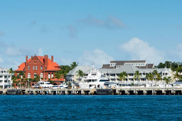 Panoráma Města Key West Střílel Vody Key Westu Harbor — Stock fotografie