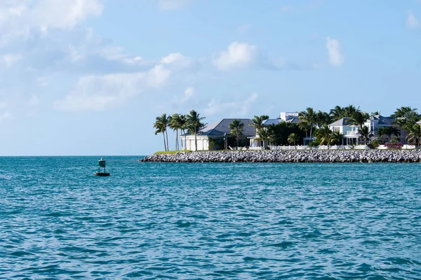 Luxusní Domy Pláži Slunce Klíč Poblíž Key West Florida — Stock fotografie