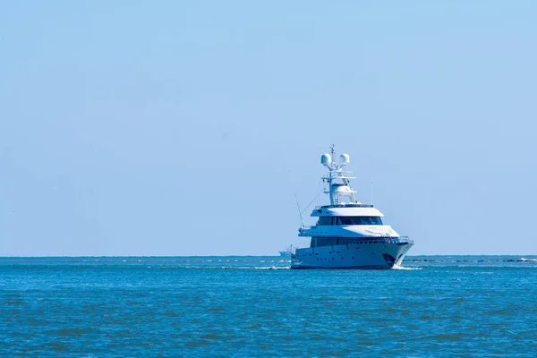White Luxury Super Yacht In St Augustine Florida
