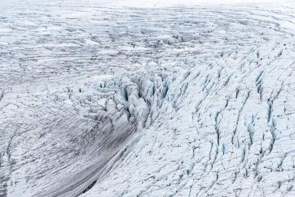 Close up of ice of Exit Glacier, Harding Icefield, Kenai Fjords National Park, Seward, Alaska, Estados Unidos — Fotografia de Stock