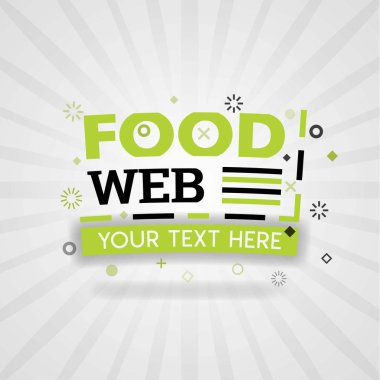Gıda web için yeşil logo. gıda kapak uygulaması için, restoran rezervasyon, gıda web siteleri, tarifi gıda, parmak gıda sanayi, hızlı ve kolay yemek tarifleri, büyük yemek tarifleri yemek kitabı. promosyon, reklam, pazarlama