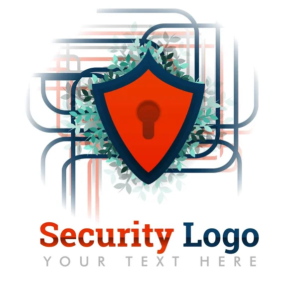 Шаблон Логотипу Безпеки Мережевого Захисту Безпечного Інтернету Інтернету Електронної Комерції — стоковий вектор
