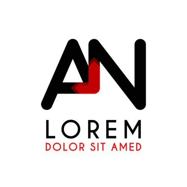 Degrade oklu siyah bir mektup logosu. şirket logoları, web siteleri, organizasyonlar için de kullanılabilir. Topluluklar, Kobİ'ler, danışmanlar