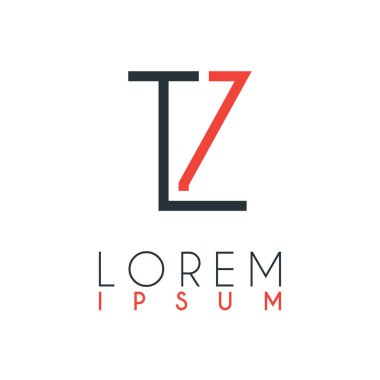 T ve Z harfi ile Tz harfi arasındaki logo belirli bir uzaklığa ve turuncu ve gri renklere bağlıdır.