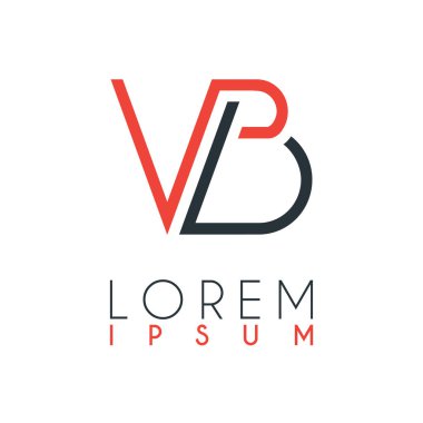 V harfi ile B harfi ya da Vb harfi arasındaki logo belirli bir uzaklığa ve turuncu ve gri renklere bağlıdır.