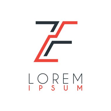 Z harfi ile F harfi veya Zf arasındaki logo belli bir uzaklığa ve turuncu ve gri renklere bağlıdır.