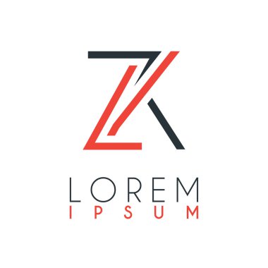Z harfi ile K harfi ya da Zk harfi arasındaki logo belli bir uzaklığa ve turuncu ve gri renklere bağlıdır.