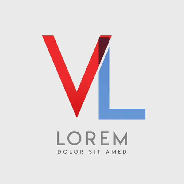 Luxury Fashion Initial Letter VL Logo Stock Vector - Illustration of  design, flat: 220188645