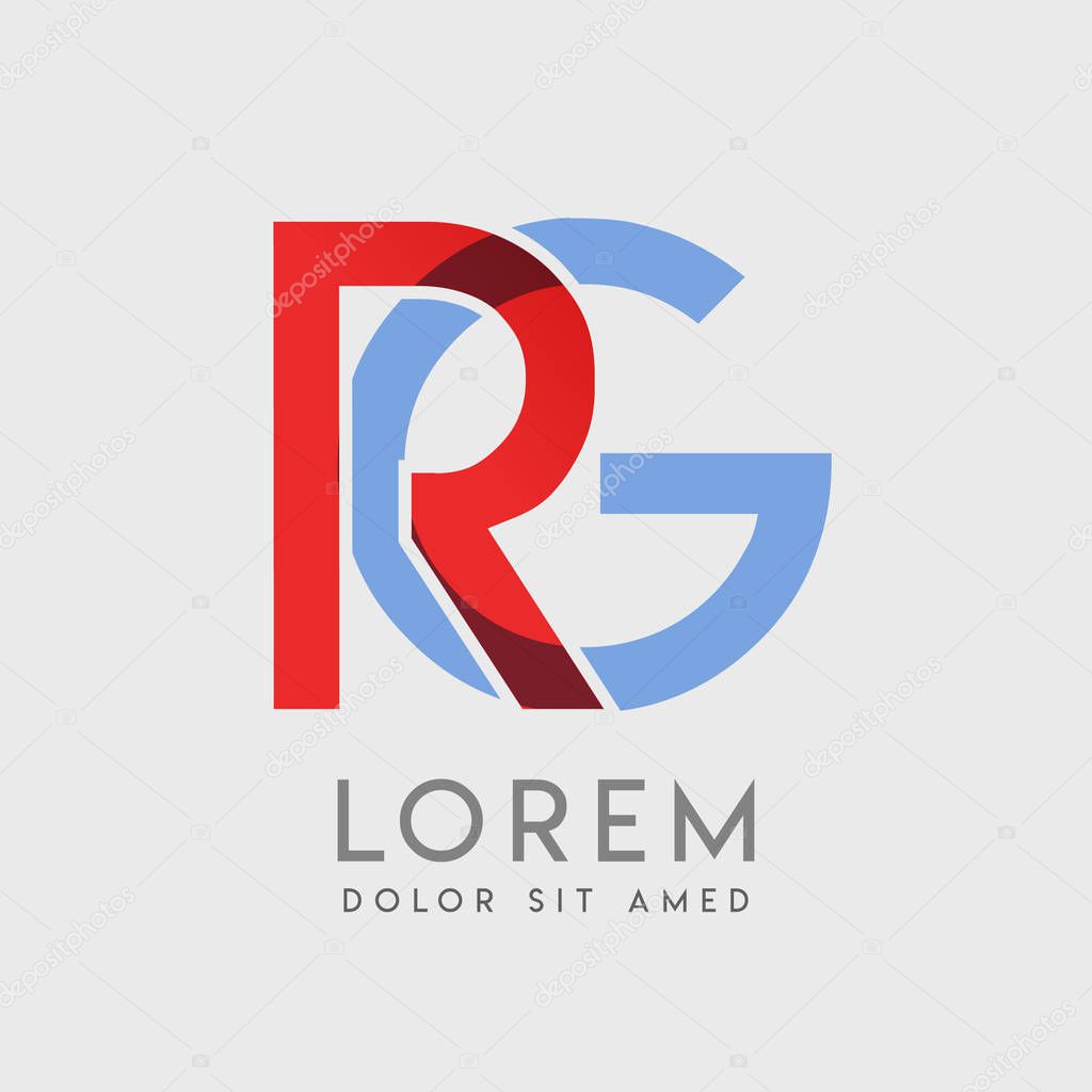 RG logo letters with 