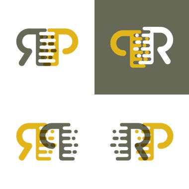 Kahverengi ve koyu sarı aksanlı harf logosu