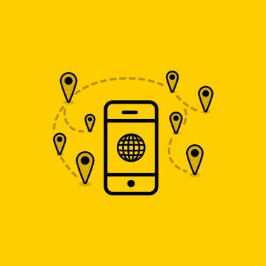 Telefon Bul Konum simgesi