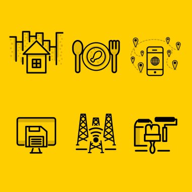 Paketteki Ev, Restoran, Sürücüyü Kaydet, İşaret, Yenileme simgesi