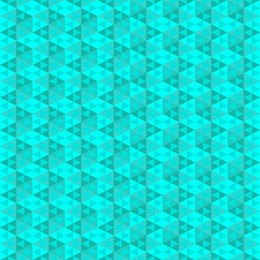 Dikdörtgen desenler birçok üçgenden oluşur.