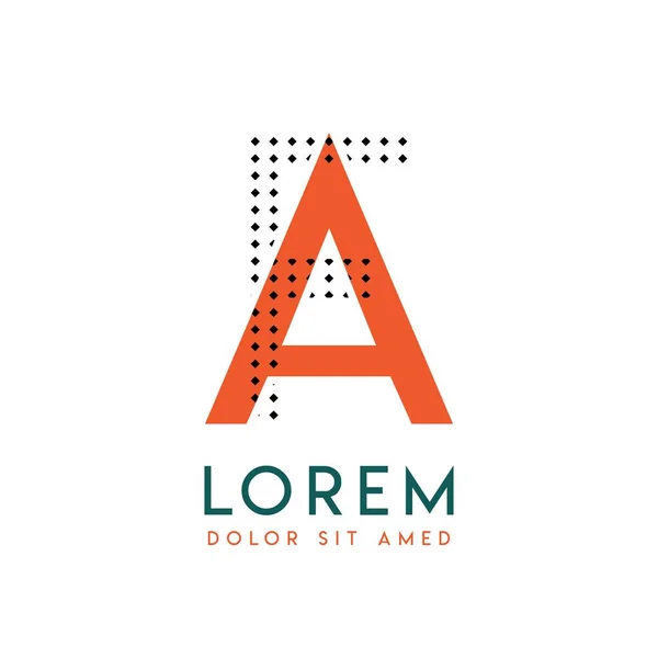 Diseño Moderno Del Logotipo Con Color Naranja Verde Que Puede — Archivo Imágenes Vectoriales