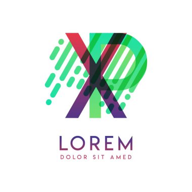 Galaksi hızı ve stili temalı Xp logosu yaratıcı ve ticari endüstriler için uygundur. Px Harf Logosu Tüm web sayfası ortam ve mobil, basit, modern ve renkli