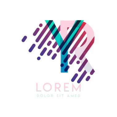 Galaksi hızı ve stili temalı logonuz yaratıcı ve ticari endüstriler için uygun. Ry Letter Logo tasarımı tüm web sayfası medya ve mobil, basit, modern ve renkli