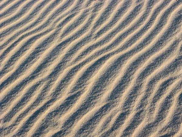Background Wind Blown Ripples Sand Beach — Stock Photo, Image