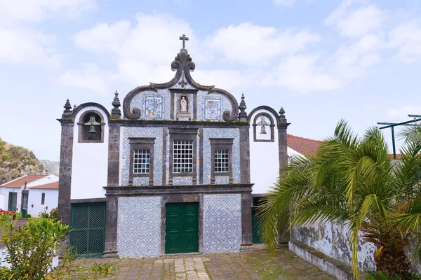 Kaple Caloura Kláštera Sao Miguel Ostrov Azory Portugalsko Budovy Sahá — Stock fotografie