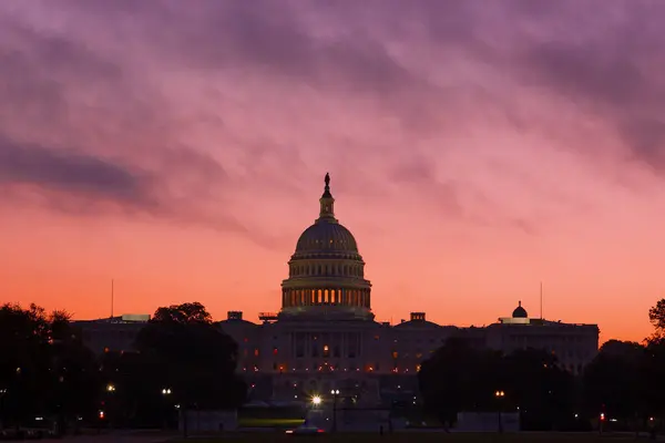 Ons Capitol Gronden Herfst Een Uitzicht Oostelijke Kant Van Het — Stockfoto