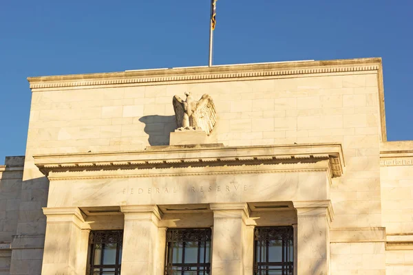 Sede Del Sistema Reserva Federal Los Estados Unidos Washington Edificio — Foto de Stock
