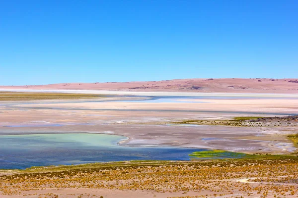 Paisagem Paleta Artistas Deserto Atacama Chile América Sul Maravilhas Visuais — Fotografia de Stock