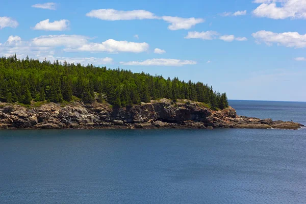 Una Ruta Senderismo Largo Costa Isla Parque Nacional Acadia Maine — Foto de Stock