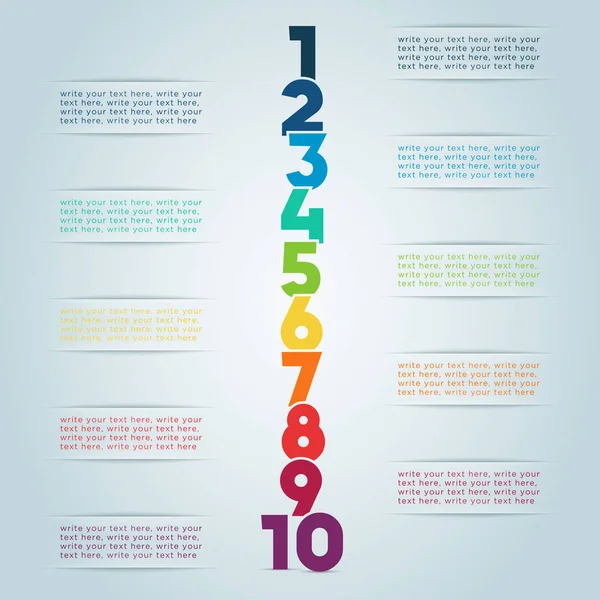 Numaralı Basamaklar Üst Üste Yığılmış