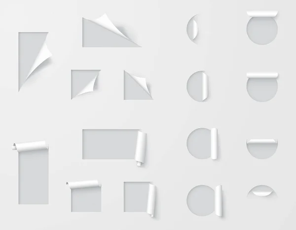 Kağıt Kesme Etiketleri Pealed Back Şablonu