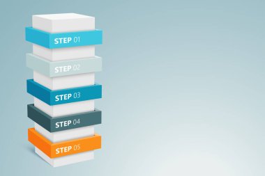 5 Adımlı İnfografik Sütun 3