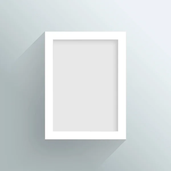 Conception Cadre Blanc Vectoriel — Image vectorielle