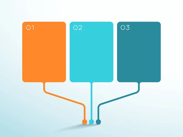 Modèle Infographie Diagramme Zone Texte Vecteur Points — Image vectorielle