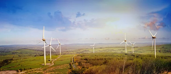 Landscape Windmills County Cork Boggeragh Mountains Ireland — Stock Photo, Image